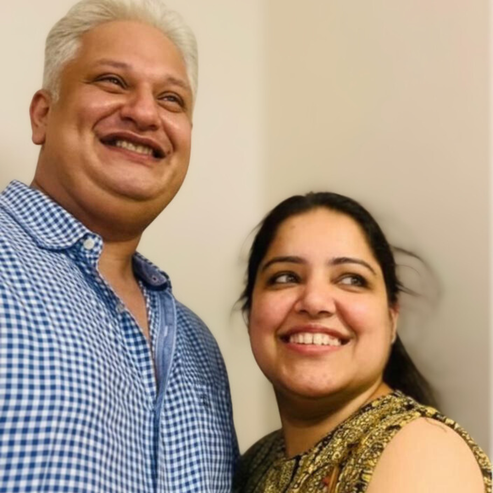 Vikram and Silki, Co-Founders of BloomingFlorets