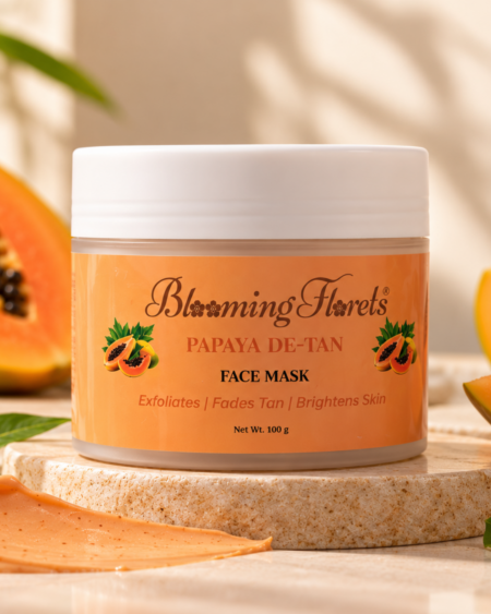 BloomingFlorets Papaya De-Tan Face Mask with papaya