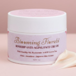 BloomingFlorets Rosehip Anti Aging Face Cream for fine lines, hydration and smooth skin texture