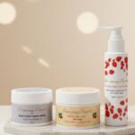 BloomingFlorets Glow Essentials Trio including Night Cream, Papaya De-Tan Face Mask and Revitalizing Face Wash